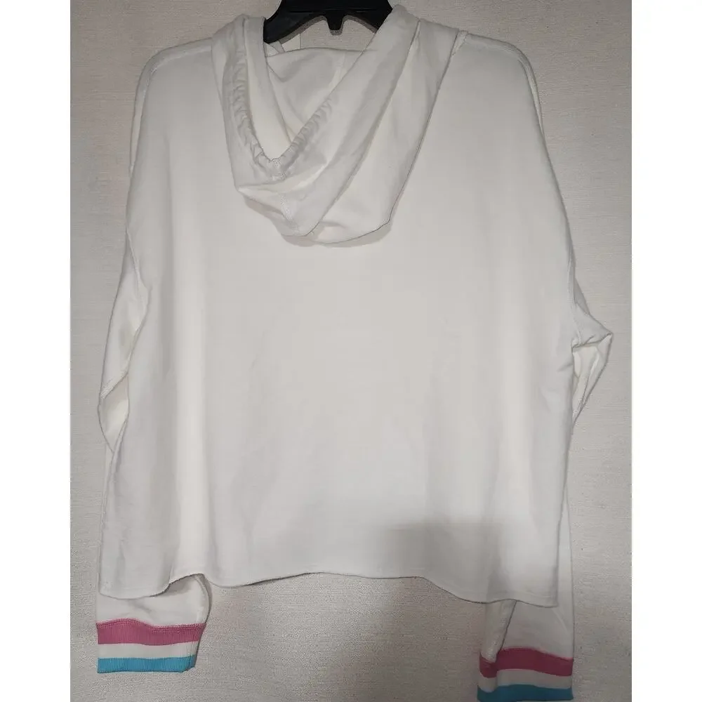 Pride Adult 'Support One Another' Cropped Hooded Sweatshirt women's Large